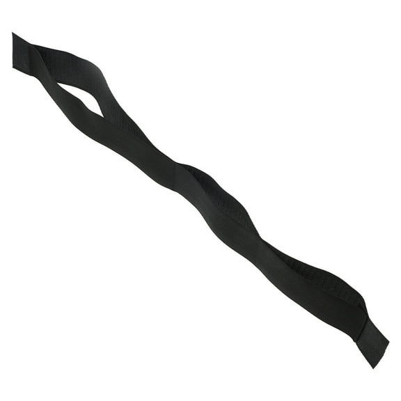 IFANLANDOR 1Pcs Trunk Organizer Strap Black Nylon For Car Rear Shelf 11.8x1.97x0.24in