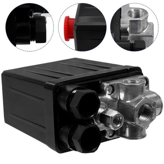 IFANLANDOR 1Pcs /Unload Air Compressor Pressure Switch Control Valve for Home Workshop 90-120 PSI
