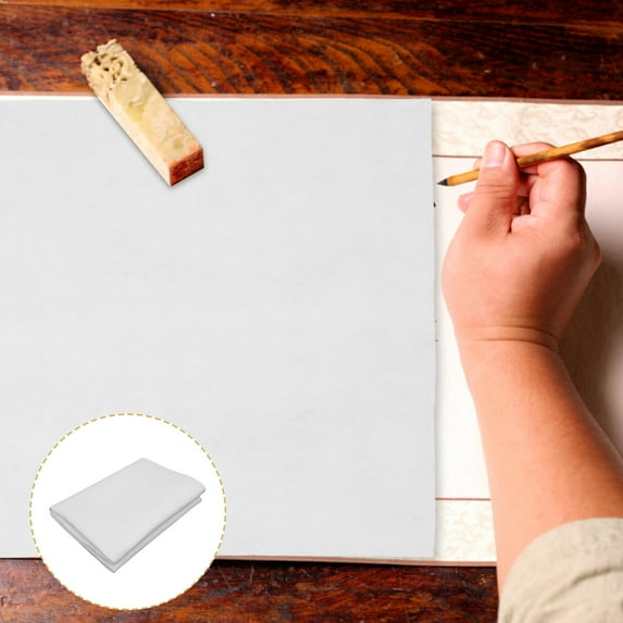 IFANLANDOR 1Pcs White Felt Mat for Chinese Calligraphy Wool Fiber Rectangular 80 * 120cm