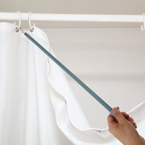 IFANLANDOR 1Set Aluminum Alloy Rod Shape Curtain Pull Wand for Manual Sliding and Curtain Control Home Decoration