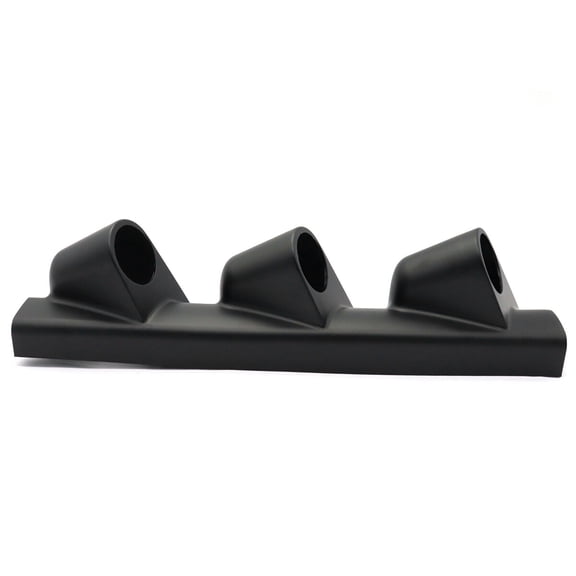 IFANLANDOR 1Set Black Triple Gauge Meter Cup Holder Bracket Gauge Mount 4.6x3.9x2in for Car Dashboard Installation