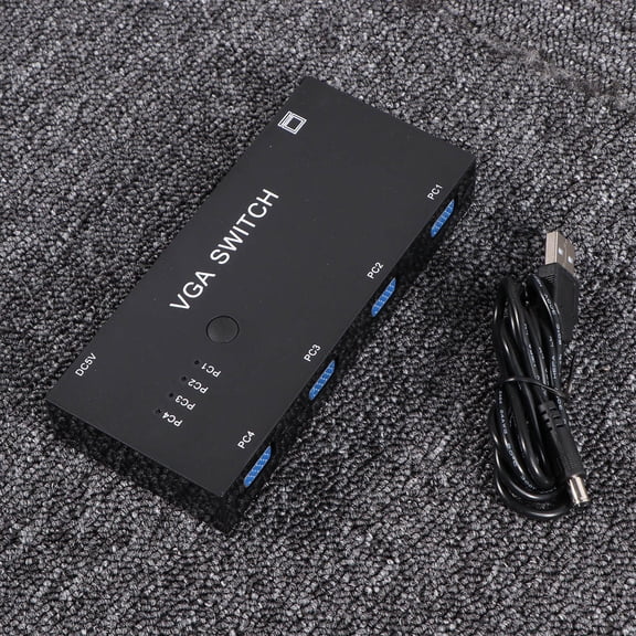 IFANLANDOR 1Set Metal Plastic VGA Video Box For Professional Users Supports VGA XVGA SVGA UXGA Display