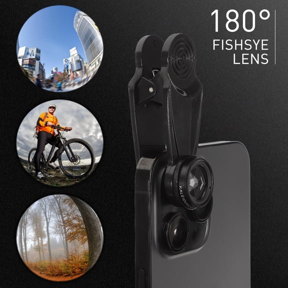 IFANLANDOR 1Set Mobile Phone Camera Lens Kit Black 10 in 1 Includes Fisheye Wide Angle Lenses