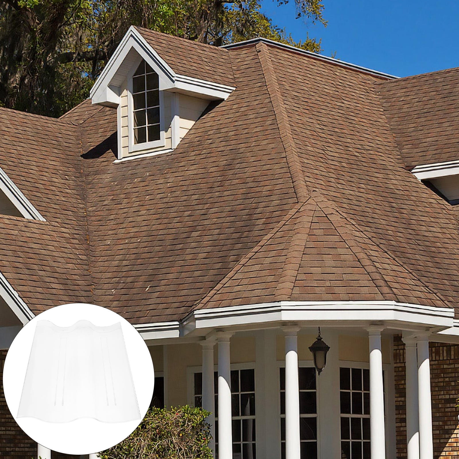 IFANLANDOR 1Set Plastic Roof Panels Greenhouse Roofing Panels For Flower Room Indoor Space
