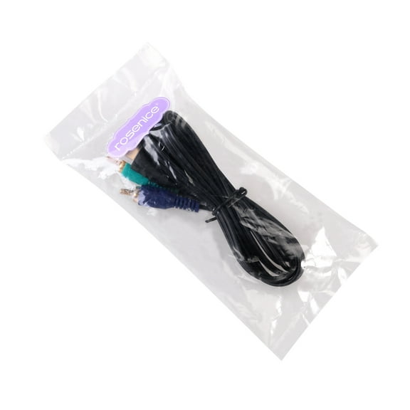 IFANLANDOR 1Set Quad-layer Braided Shielding Composite Video Cable for Tech Users Home Entertainment