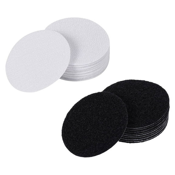 IFANLANDOR 20 Pairs Double-Sided Fixator Tape for Bed Sheet Fixing Black White