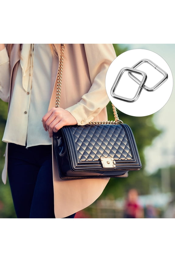 20Pcs Ribbon Buckle Silver Finish Adjustable for Collars Belts Backpacks