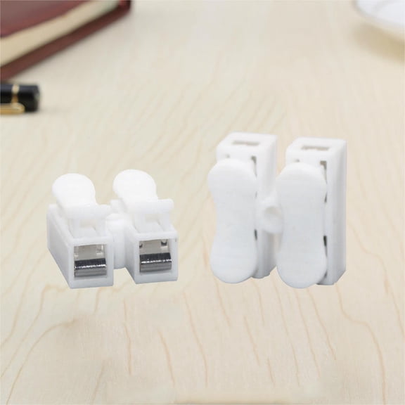 IFANLANDOR 26Pcs Connection Terminal White Press Design for Quick Electrical Wire Connection