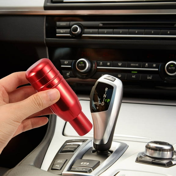 IFANLANDOR 2Pcs Aluminum Alloy Gear Head for Automotive Enthusiasts with Round Shape 3.77X1.26X1.26In