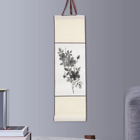 IFANLANDOR 2Pcs Chinese Painting Scrolls Blank Scroll Assorted Color for Display Art Practice