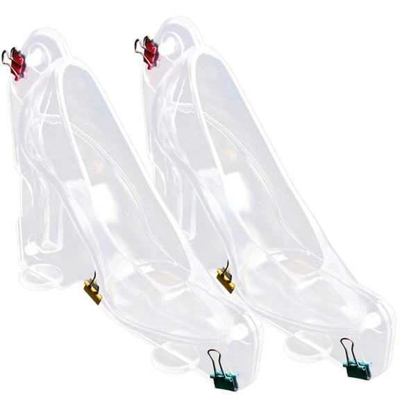 IFANLANDOR 2Pcs Clear Chocolate Mold for DIY Baking Transparent Plastic Candy Mold for Home Use