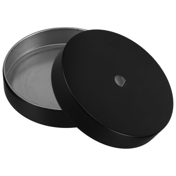 IFANLANDOR 2Pcs Clock Face Black Metal Round for Diy Clock Creation Accessories