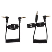 IFANLANDOR Audio Equipment Cable, Black, Clear Sound, Durable, for Mic, 2Pcs