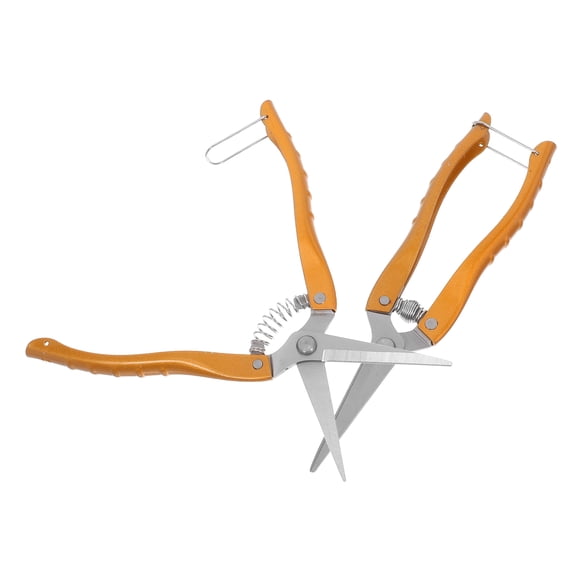 IFANLANDOR 2Pcs Flower Scissors for Stems with Ergonomic Non Slip Handles and Rust Resistant Steel