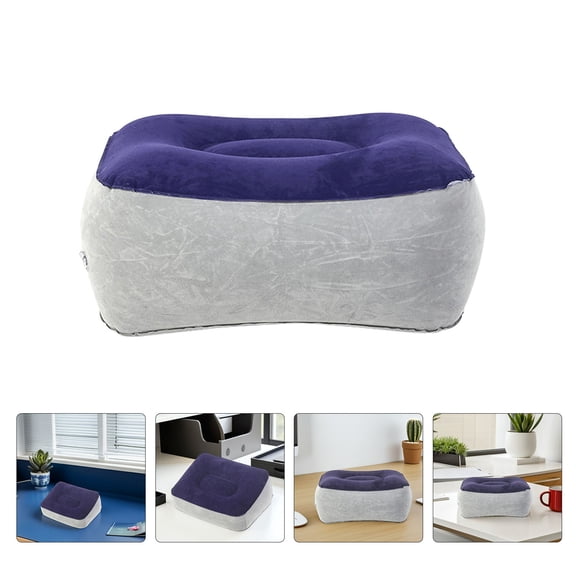 IFANLANDOR 2Pcs Inflatable Foot Rest Pillow with Leakproof Valve for Home Office and Travel Comfort