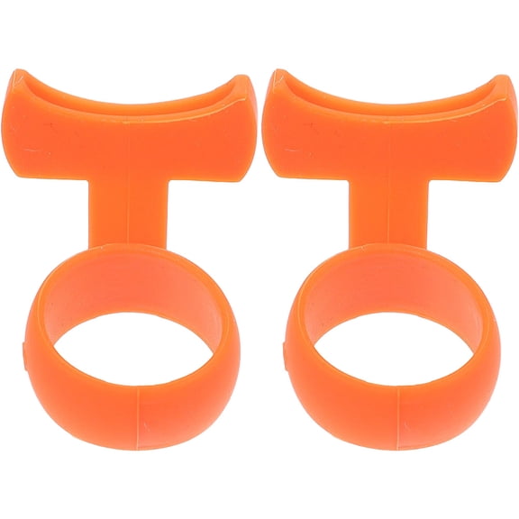 IFANLANDOR 2Pcs Lightweight Orange Guitar Picks Cover with Non Slip Feature for Guitar Lovers