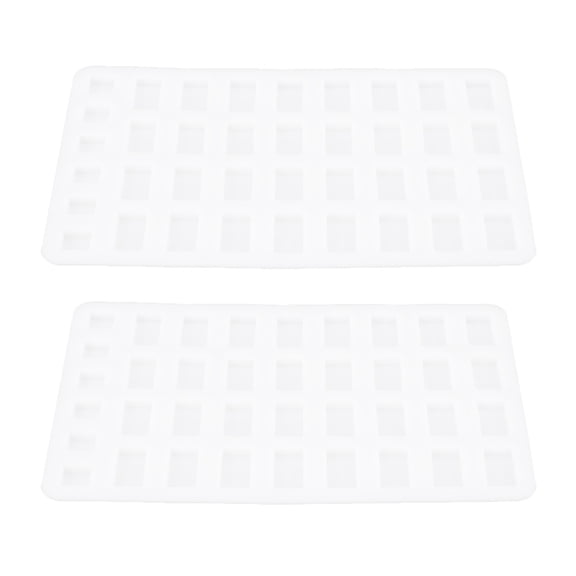 IFANLANDOR 2Pcs Miniature Model Mold For Diy Projects Transparent 13.10X8.50X0.20Cm