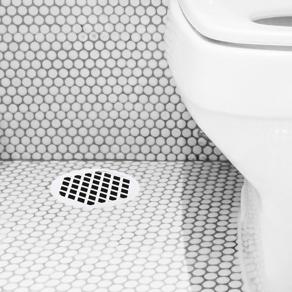 IFANLANDOR 2Pcs Plastic Floor Drain Cover Filter for Effective Water Drainage 11.8x7.9x1.6in