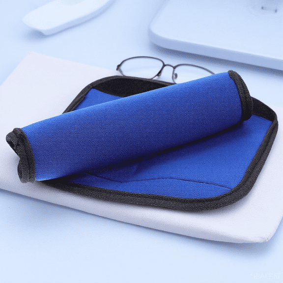IFANLANDOR 2Pcs Polyester Horizontal Bar Pad Blue Barbell Protector with Concave Design