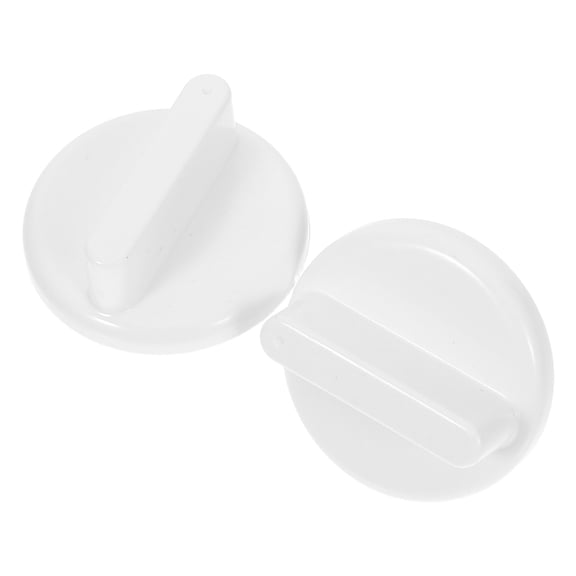 IFANLANDOR 2Pcs Refrigerator Temperature Adjustment Knobs White Plastic for Home Precise Temp Control