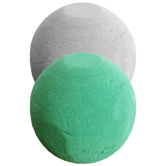 IFANLANDOR 2Pcs Resin Floral Foam Balls for Flower Shop DIY Craft Assorted Color Stable Durable Material