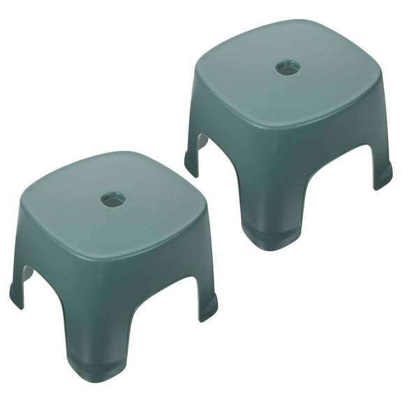 IFANLANDOR 2Pcs Toilet Foot Stool Green PVC Non Deforming Step Stool for Comfortable Squatting