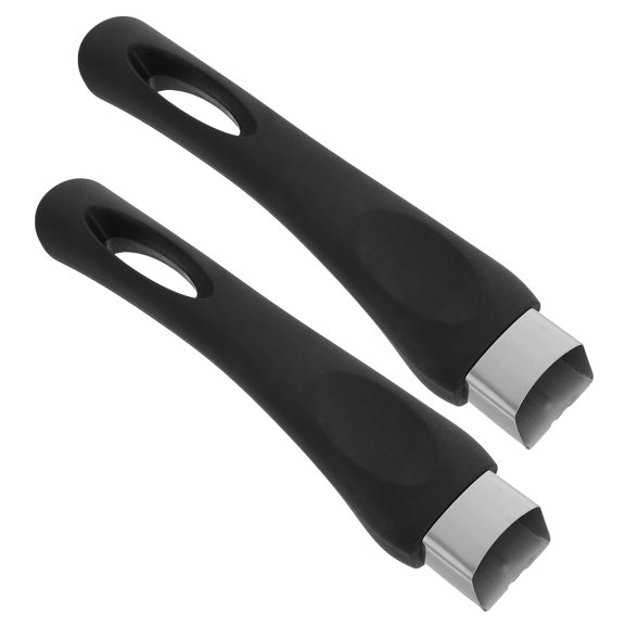 IFANLANDOR 2Pcs Universal Black Bakelite Handle Replacement for Saucepan Frying Pan Kitchen Cookware
