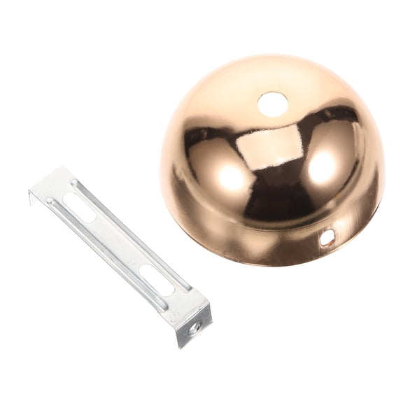 IFANLANDOR 2Pcs Universal Golden Ceiling Pendant Base with Crossbar Bracket for Easy Installation Home