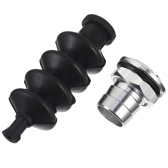 IFANLANDOR 2Sets Organ Cover Push Rod Rubber Seal Bellow Black Waterproof for Rc Boat