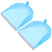 IFANLANDOR 2pcs Commercial Dust Pan Thickened Plastic Sweeping Debris For Household Chores