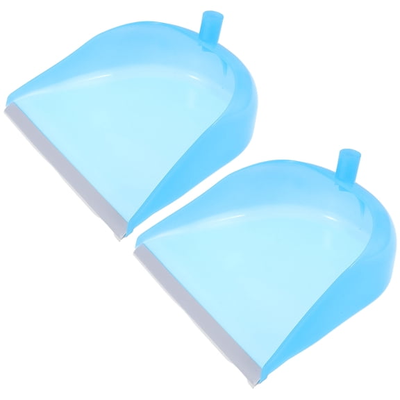 IFANLANDOR 2pcs Commercial Dust Pan Thickened Plastic Sweeping Debris For Household Chores