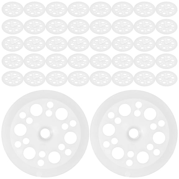 IFANLANDOR 300Pcs Polypropylene Flat Washers for Fastening Nails and Screws on Insulation Panels