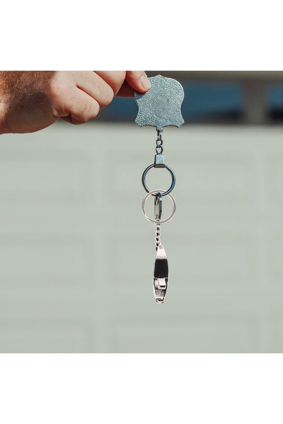 3Pcs Heavy Duty Metal Surfboard Keychain Bottle Cap Opener for Bar Kitchen Travel