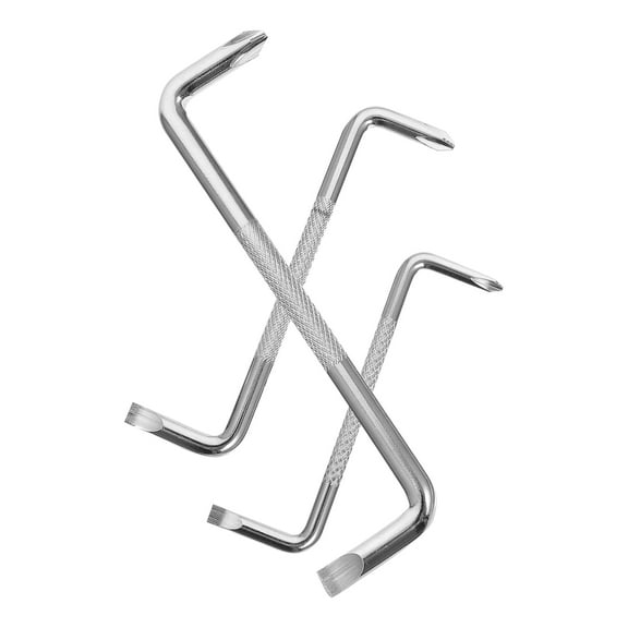 IFANLANDOR 3Pcs -Resistant Double-Head Design Screwdrivers for Repairing Sewing Machines 14.40X3.70X0.80cm