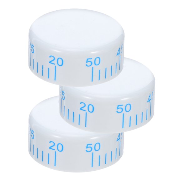 IFANLANDOR 3Pcs White Plastic Thermostat Knobs for Precise Fridge and Chest Freezer Temperature Control