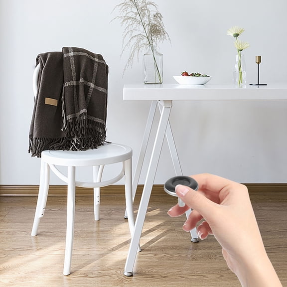 IFANLANDOR 40Pcs Plated Silver Leveling Feet for Furniture Adjustable Iron Base Home and Office Use