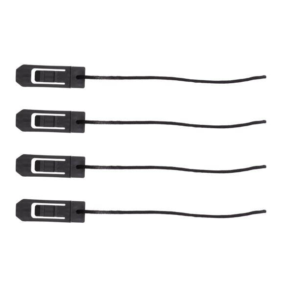 IFANLANDOR 4Pcs Black Surfboard Tail Fin Catch Board Base Accessory for Easy Pivoting Turns