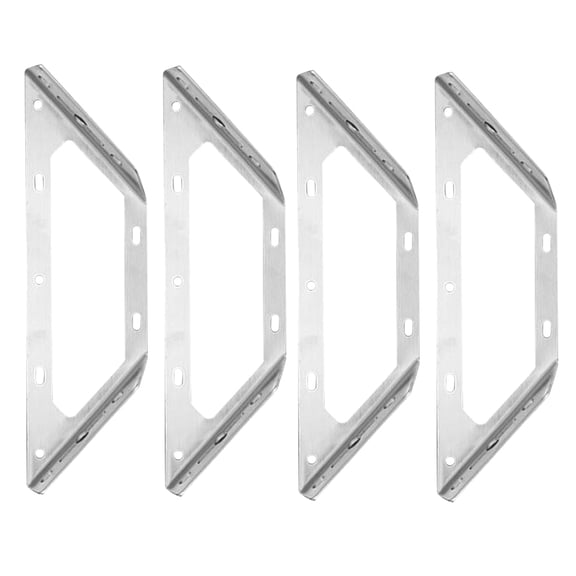 IFANLANDOR 4Pcs Cabinet Mounting Bracket Metal Bracket for Household Kitchen Simple Design Homeowners DIY Enthusiasts