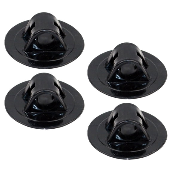 IFANLANDOR 4Pcs Inflatable Boat Motor Mount Kit Black PVC Lightweight Easy Installation