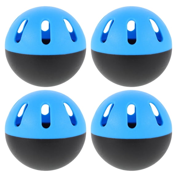 IFANLANDOR 4Pcs Lightweight Soft Baseball Training Balls Hollow Design for Indoor Outdoor Practice