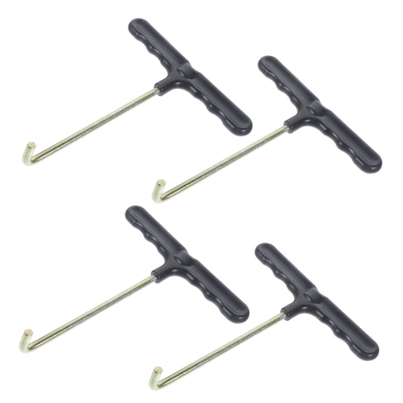 IFANLANDOR 4Pcs Portable Trampoline Spring Puller with Plastic Handle for Easy Use