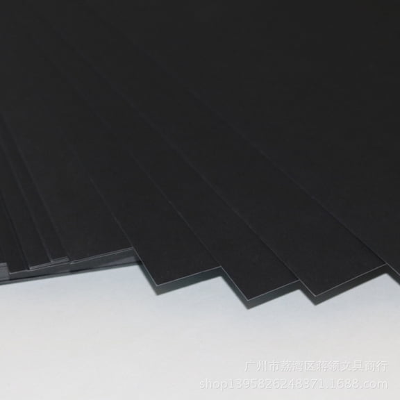 IFANLANDOR 50Pcs A4 Black Paperboard for DIY Greeting Cards Suitable for Business Cards and Decals