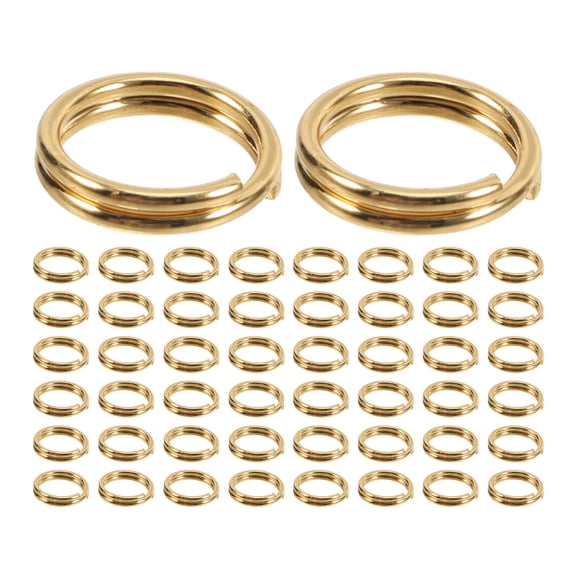 IFANLANDOR 50Pcs Mini Keychain Rings Heavy Duty Key Ring For Artisans Diy Enthusiasts