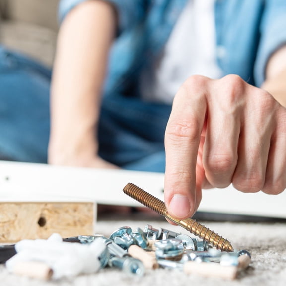 IFANLANDOR 50Pcs Self-Tapping Screw for Easy Installation in Wood Structures and Walls