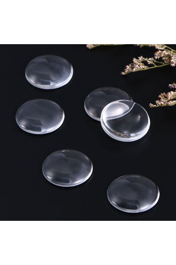 60 Pcs Round Blank Bezel Pendant for Photo Jewelry and Art Projects 1 Inch