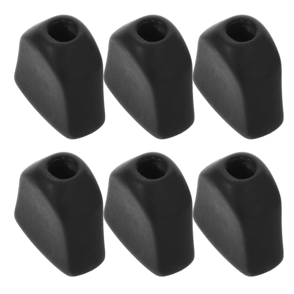 IFANLANDOR 6Pcs Black Guitar Tuner Buttons Replacement for Acoustic and Electric Guitar with Universal Compatibility