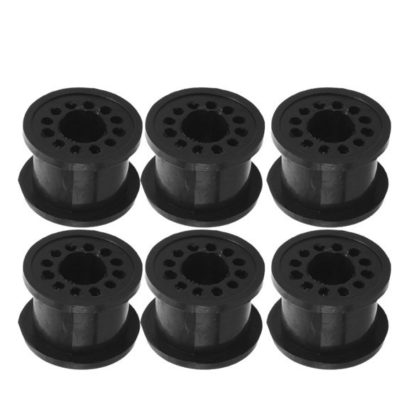 IFANLANDOR 6Pcs Black Manual Shift Cable Bushings for Automotive Transmission Linkage Repair