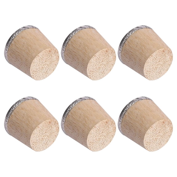IFANLANDOR 6Pcs Kettle Stoppers Insulation Function Wooden Plug For Sharing With Family And Friends