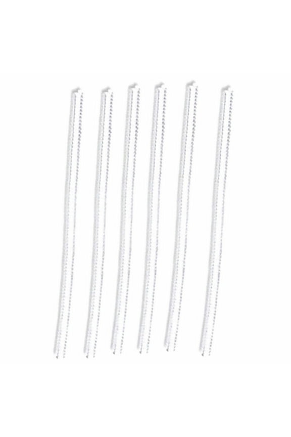 6Pcs Plated Silver Tpu Ring Size Adjuster Invisible Soft Comfortable Ring Size Reducer