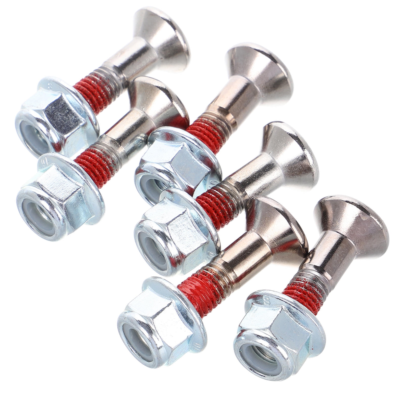 IFANLANDOR 6Set Heavy Duty Metal Sprocket Bolt And Nut Kit for Motorcycle Chain Safety 1.18X0.67X0.67In